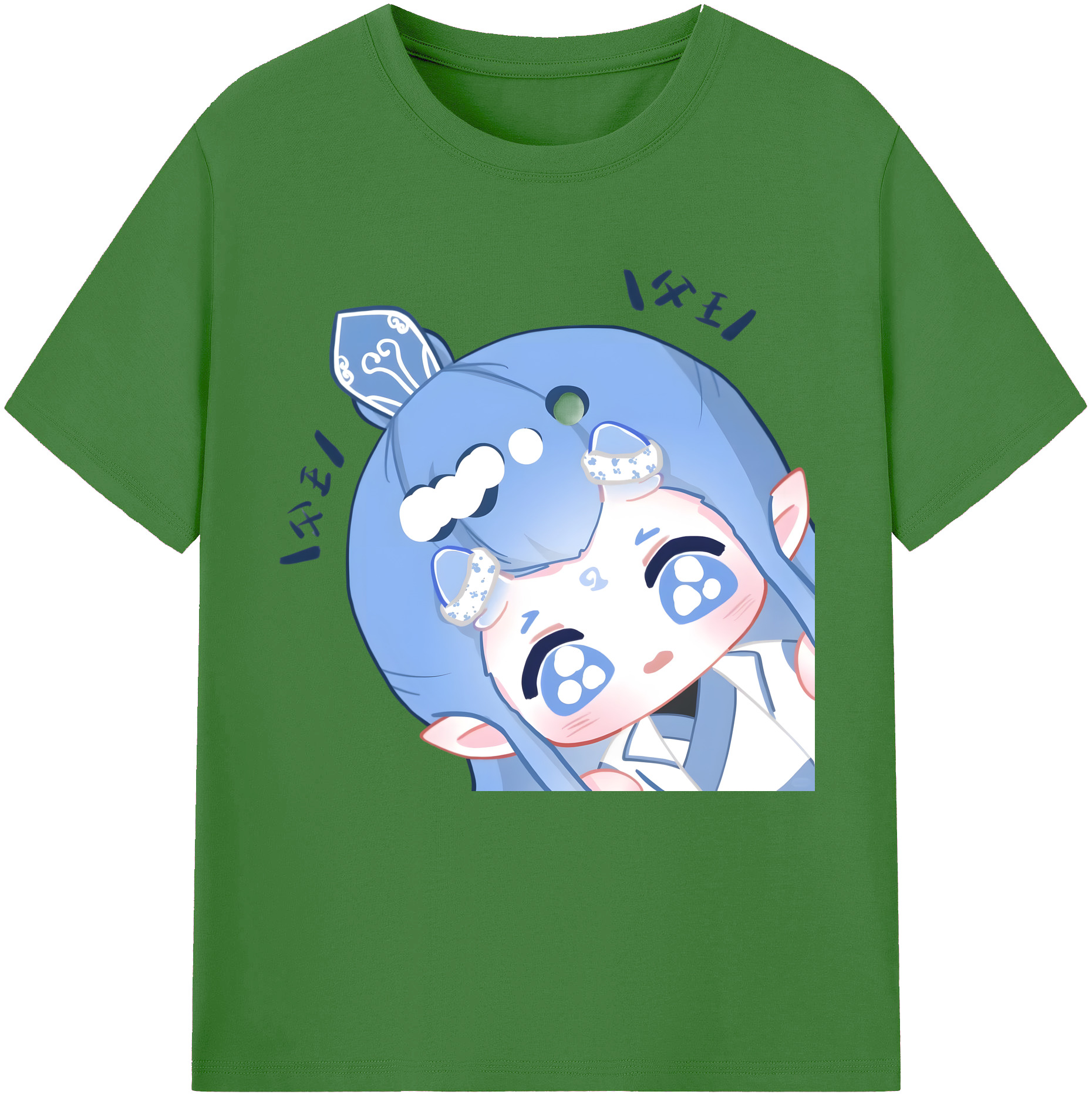 （画像用） Ne Zha 2 ナタ 魔童の大暴れ レディースカジュアルプリントTシャツ（綿100％）
